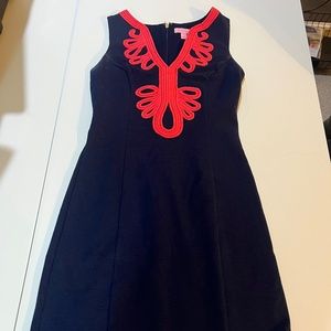 Lilly Pulitzer Navy Shift Dress Size XS